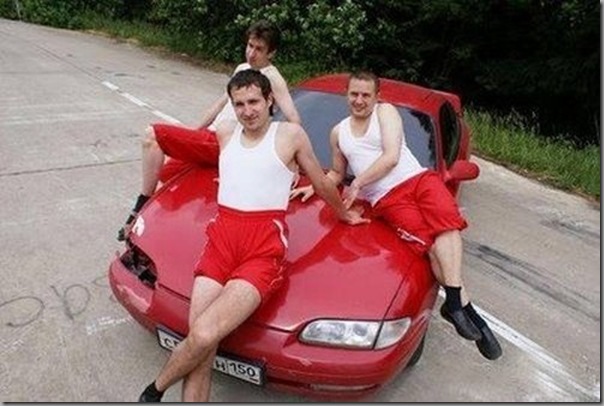 Porque os homens nunca podem ser modelos de carros (9)