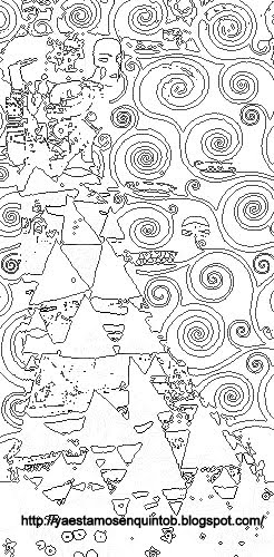 Pictures Of Gustav Klimt Tree Of Life Coloring Page Rock Cafe