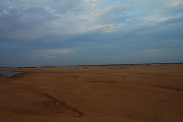 Dry Mahanadi River Bed