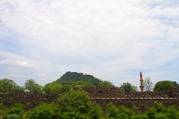 Green Daulatabad Fort at Aurangabad, Maharashtra