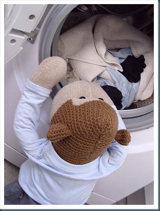Monkey Doing the Washing 2