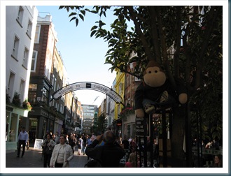 Monkey in Carnaby Street