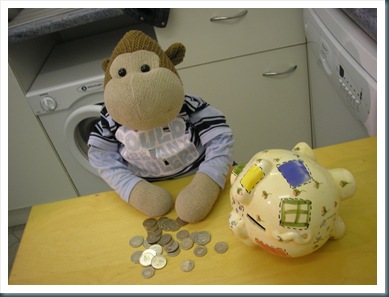 Monkey Counting Money
