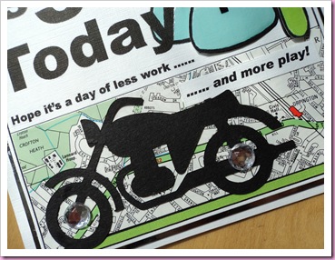 Biker Birthday card
