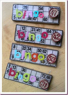 Bingo Card Fridge magnets