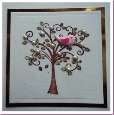 Little Bird In Tree Card 1