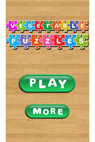 Vegetable Puzzles for Kids