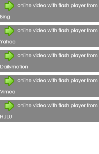 online video with flash player