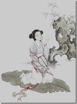 free-cross-stitch-pattern-chinese-painting-lady free-cross-stitch-pattern-chinese-painting-lady