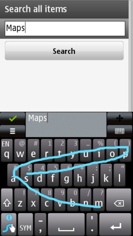 Swype - Text Input Experience On S60 5th Edition 1