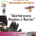 “Alertar para Roubos e Burlas” - Acções de Sensibilização para pessoas
com mais de 65 anos