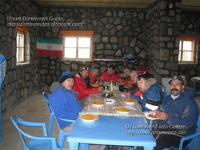 Accommodation in Mt Damavand south route Camp3 New Hut