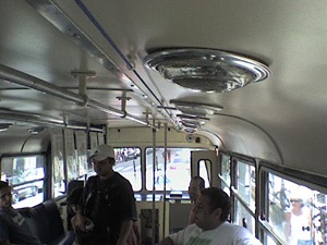 Antigo tróleibus da CMTC aberto à visitação