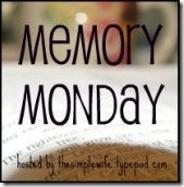 More Memory Monday
