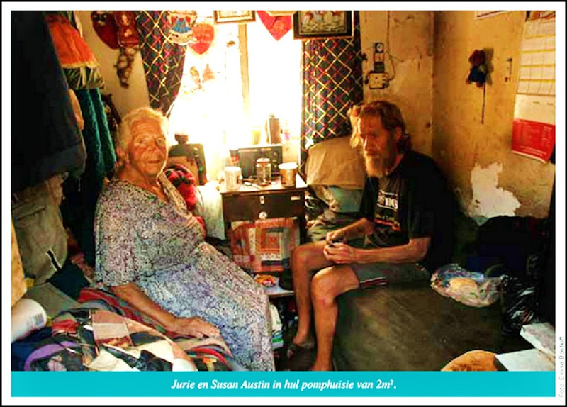 Afrikaners - the white part of the "rainbow-nation", living in squalor