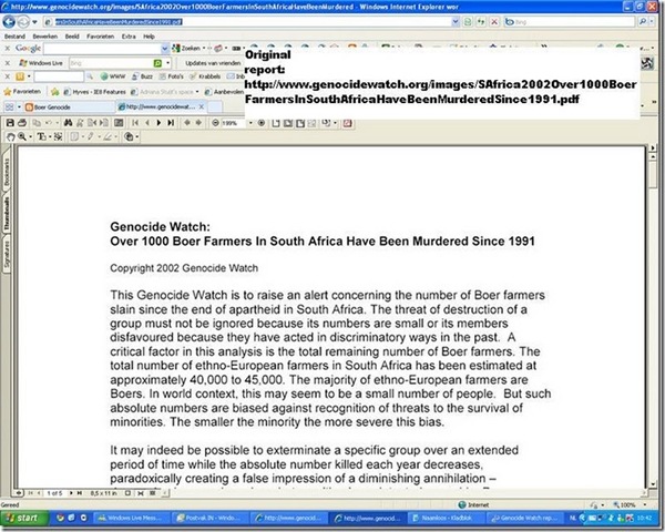 [Genocide Watch 2002 Alert over Boer Farmers Slain since apartheid in South Africa Nr 1 jpeg[7].jpg]