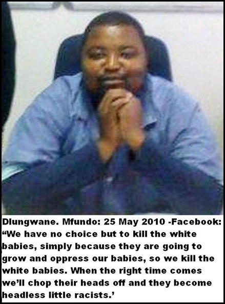 Dlungwane Mfundo June 22 2010 ONE BULLET ONE WHITE INFANT