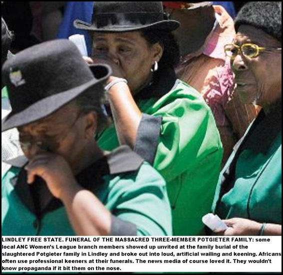 ANC WOMEN'S LEAGUE MEMBERS WEEP AT WILLEMIENT POTIGETER AND PARENTS SERVICE DEC92010