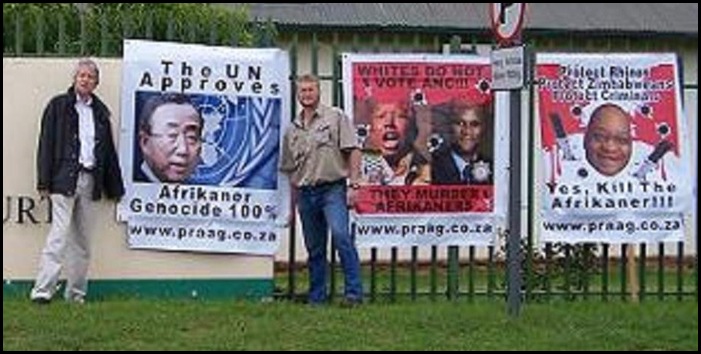 AFRIKANER GENOCIDE PROTEST PRAAG KOSTER LAW COURT DEC132010 MARTIE ERASMUS EXECUTION