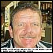 Diesel Willie shift boss murdered Virginia mine Dec 14 2010 three blacks arrested