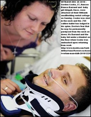Cooke Gordon paralysed after attack Witbank Dec272010_fianceeBiancaBarrand