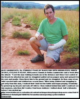 Lambrechts Alec 39 stabbed 9times KrugersdorpKloofCyclingMar302011
