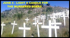 FIELD OF CROSSES STOP BOER GENOCIDE WITHOUT LOGO