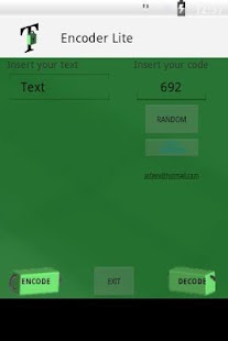 Encoder secret texts Lite