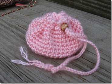 Knitting Dragonflies: Crochet Ditty bag, good for coins, trinkets, etc…