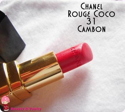 CHANEL ROUGE COCO 31 (CAMBON)