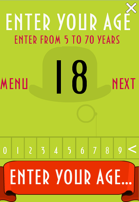 My life in numbers - test Screen 2