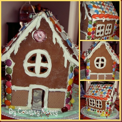 Gingerbread House collage