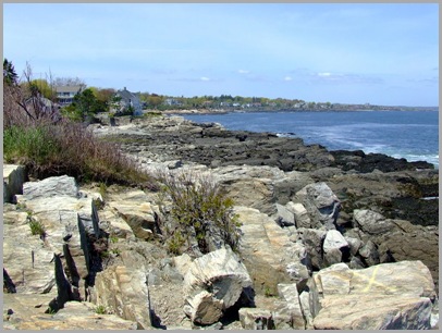 Looking Northeast From  Fort Williams Toward Portland
