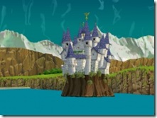 O majestoso castelo de Hyrule!... embaixo do mar!