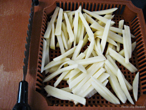 Potatoes Cut for Finger Chips/Fries