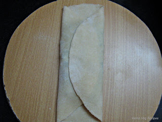 Stuffed Roti Preparation Step 2