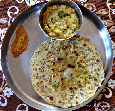 Missi Roti with Dal Fry