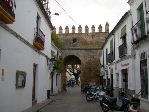 Puerta de Almodóvar desde el interior