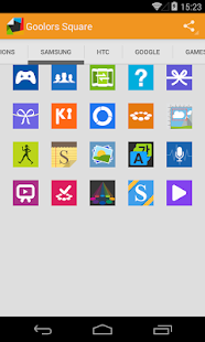 Goolors Square - icon pack - screenshot thumbnail