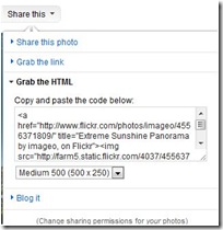flickr grab html
