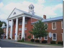 Greenbrier Co. Courthouse where trial held