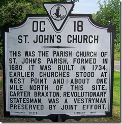 Marker OC18 - St. Johns Church