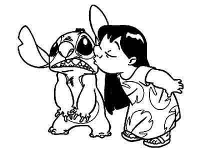 Dibujos Para Colorear De Lilo Y Stitch