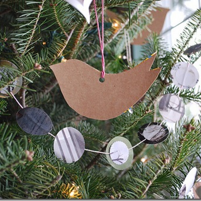 Manualidades Navidad: Adornos para el árbol con reciclados