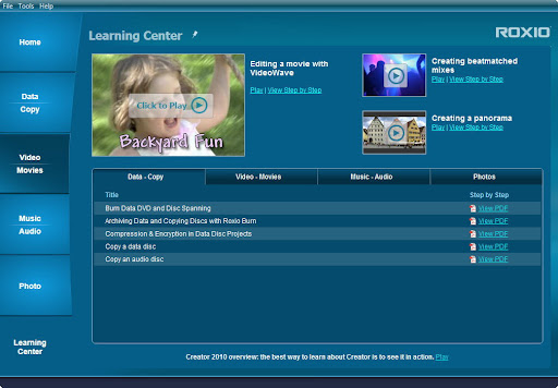Roxio Creator 2010