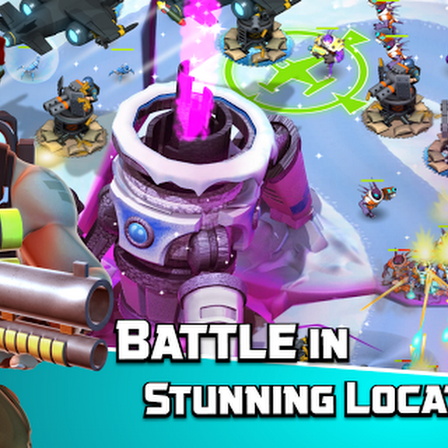 Alien Creeps TD v1.8.0 Mod Unlimited Gold/Gems