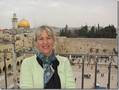 Susan with Temple Mount Background