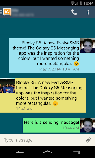 Blocky S5 - for EvolveSMS