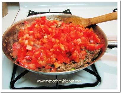 Steak Mexican style Steak Mexican style
