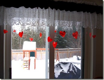 valentine crayon hearts